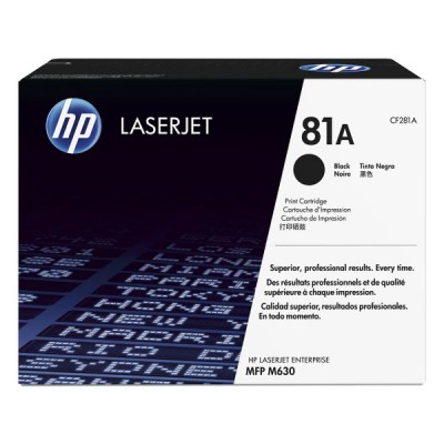 HP 81A (CF281A) Noir - Authentique